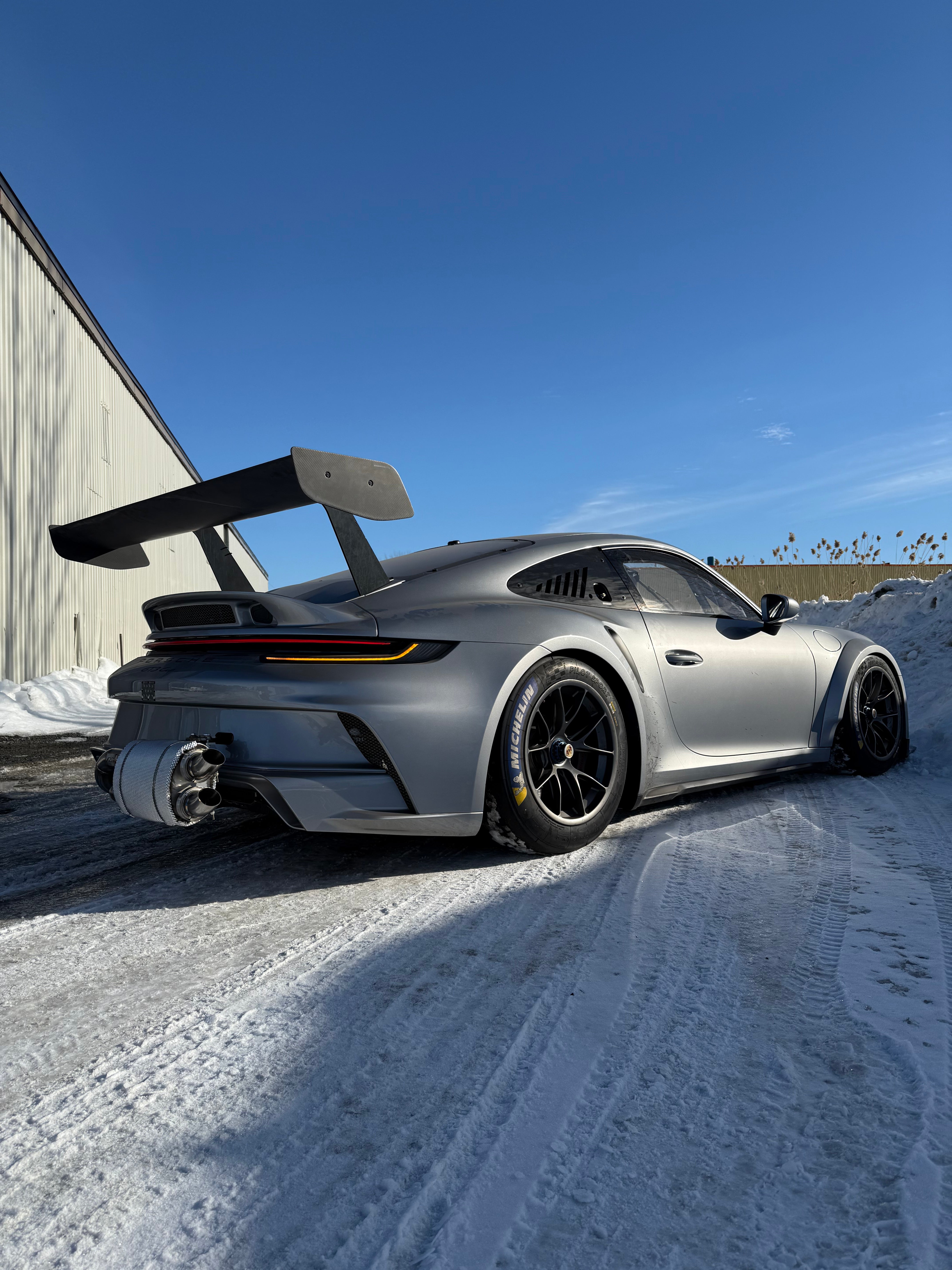 DB Killer Porsche 992 GT3 CUP | Bolt On Resonated Turn Down Exhaust Tips