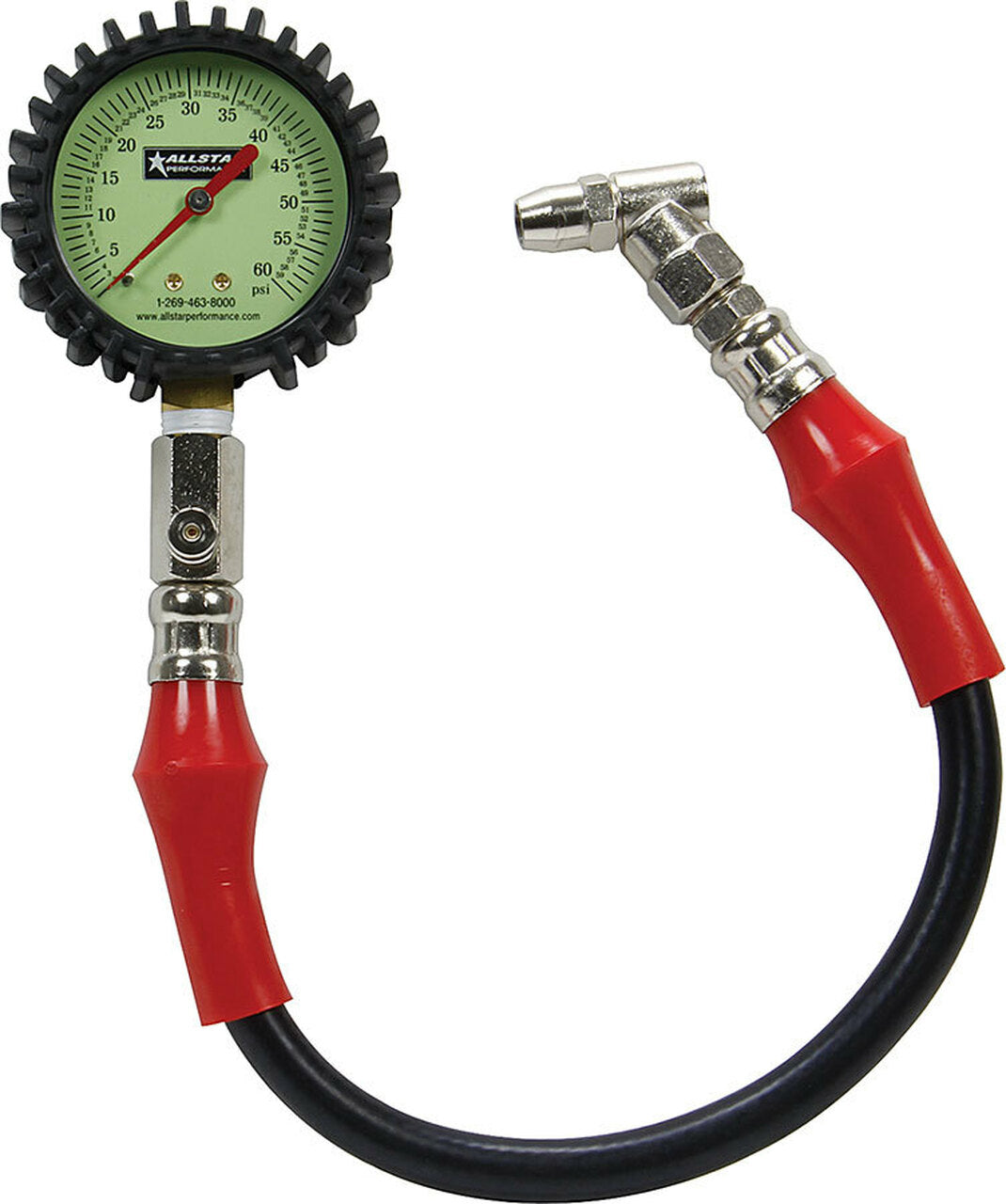 Jauge de pression des pneus illuminés Allstar 0-60 PSI 2-1/4in