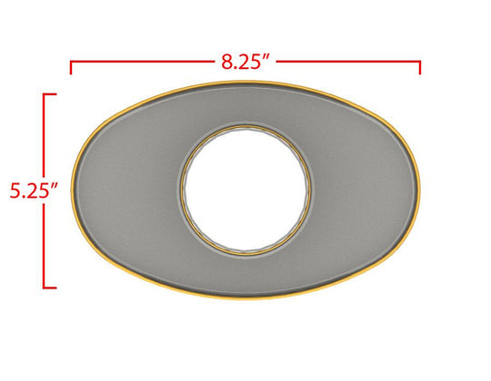 Cortek Series 58 Silencieux ovale / Résonateur (double / double)