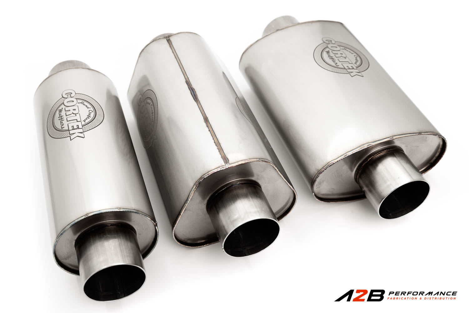 Cortek Series 57 Round Muffler / Resonator (center/center)