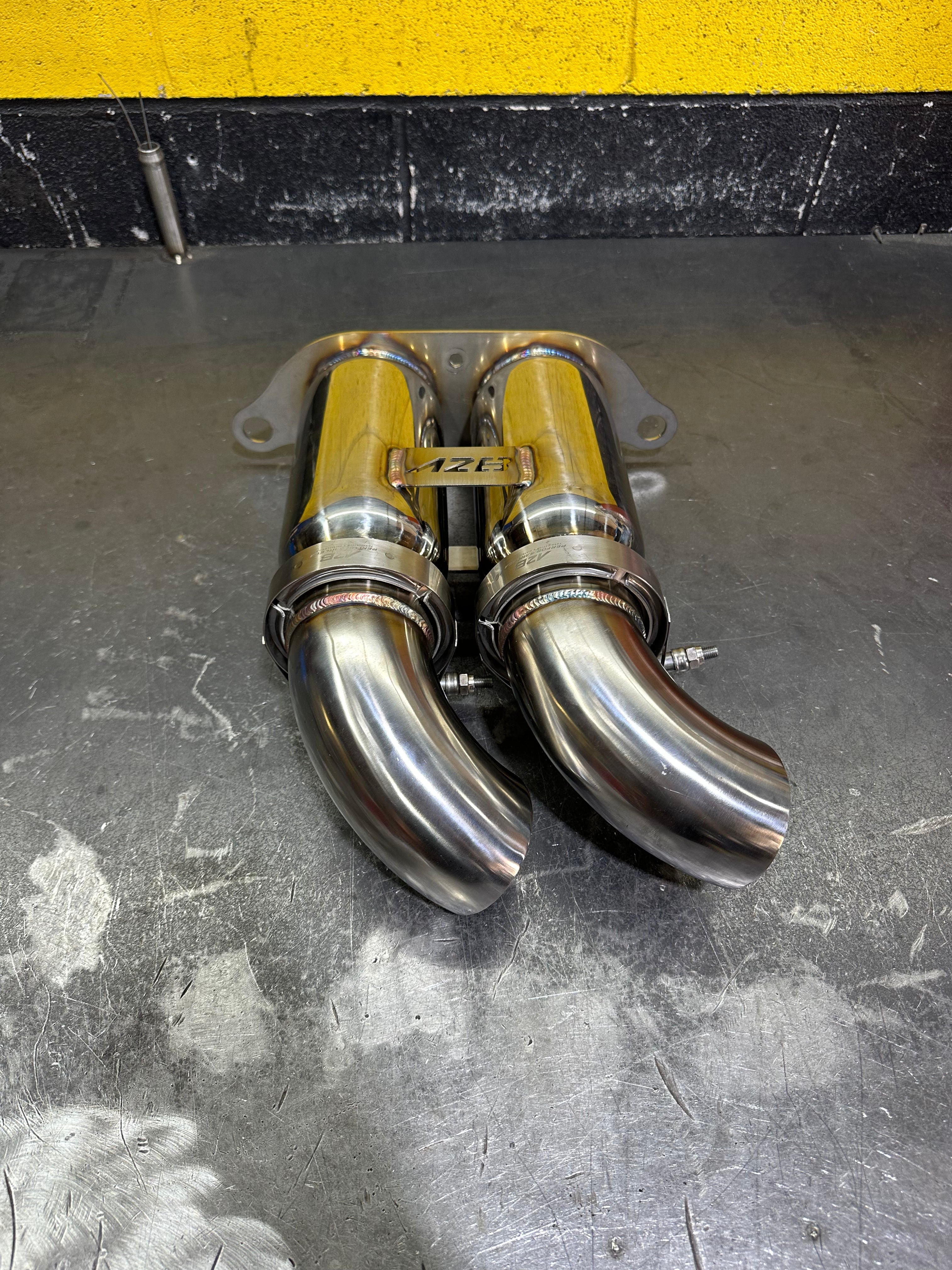 DB Killer Porsche 997 - 991 GT3 / GT3 RS | Bolt On Resonated Turn Down Exhaust Tips