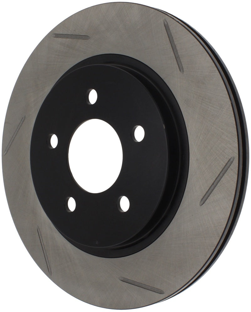 StopTech Power Slot 05-10 Mustang V6/4.0L / GT V8-4.6L Rotor rainuré arrière gauche